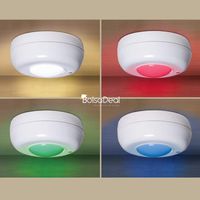 HOOVER LED Puck Lights MultiColor MotionActivated