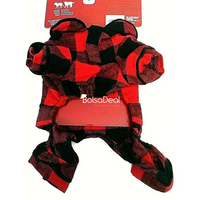WONDERSHOP Holiday Buffalo Check Flannel Dog Matching Family Pajamas Red , XS