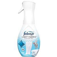 FEBREZE Light Fabric Quick Dry Mist, Airy Linen Scent, 15 fl oz