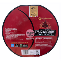 MEMBER'S MARK Super Bright LED Mini Lights, Cool White