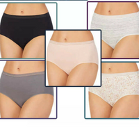 CAROLE HOCHMAN Womens 5 Pack Midnight Cotton Luxe Briefs In Basic, M