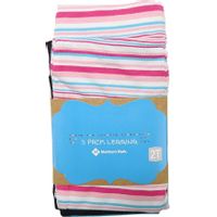 MEMBERS MARK Girl Leggings 3 Pack Set In Turquoise Multi, 2T