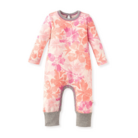 BURT'S BEES BABY Market Miracles Organic Baby Floral Jumpsuit In White, 12M
