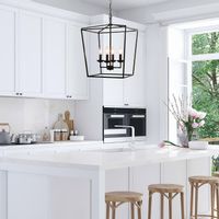 Member's Mark Blair 4light Pendant Dark Bronze Finish