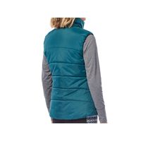 FREE COUNTRY LADIES ULTRAFILL PUFFER VEST JACKET IN STEEL TEAL, SIZE M
