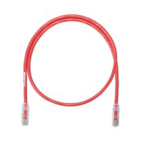 PANDUIT 1Piece UTP28X3RD Cat 6A Performance UTP Patch Cord, 3ft, Red