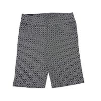 RAFAELLA Black White Patterned Comfort Stretch Dressy Shorts Size 12