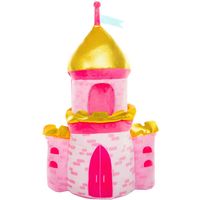 KIDS PLUSH PILLOW & THROW SET CASTLE