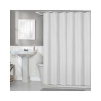 Titan 70Inch x 72Inch Fabric Shower Curtain Liner in White