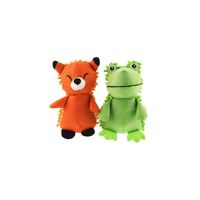 HYPER PET PLUSH DOG TOY PLAY 2 PACK LARGE DOG BREED