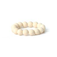 BUMKINS(R) TONDO SILICONE TEETHING BRACELET IN CREAM