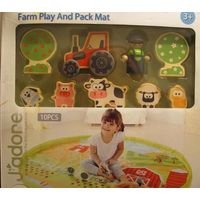 JADORE FARM PLAY AND PACK MAT SET