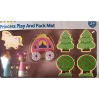 Jadore Princess Play amd Pack Mat Girls' Rug Toys Set