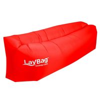 LAYBAG INFLATABLE AIR LOUNGE RED