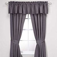 Manor Hill Ellis Window Valance in Charcoal