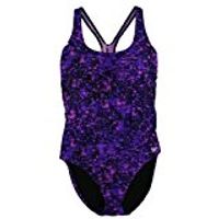 Speedo Womens Ultraback One Piece Swimsuit (8, Purple)
