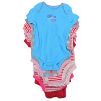 Member's Mark Baby Short Sleeve OnePiece Bodysuit 7pack, Size 69M