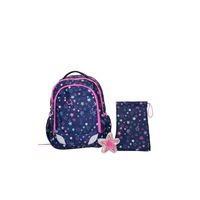 CRCKT Youth Backpack, 3 Piece Set with Lunch Kit and Matching Ice Pack In Stars