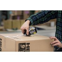Duck Max Packing Tape, Each Roll 1.88" x 43.7 yd., 2 Dispensers, 3 Clear Tape Rolls