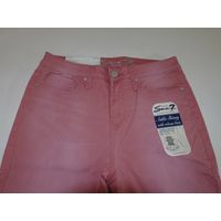 SEVEN7 WOMENS ANKLE SKINNY WITH RELEASE HEM IN DUSTY PINK, SIZE 8