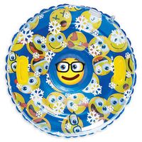Pipeline Sno Emoji High Emotion Racer Inflatable Snow Tube in Blue Multi