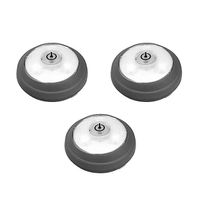 LED PUCK LIGHTS WITH SENSOR (SET OF 3)